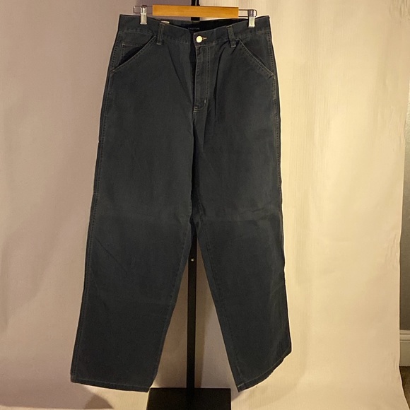 Men's STRUCTURE, relaxed, retro, indigo, denim. - Picture 3 of 3